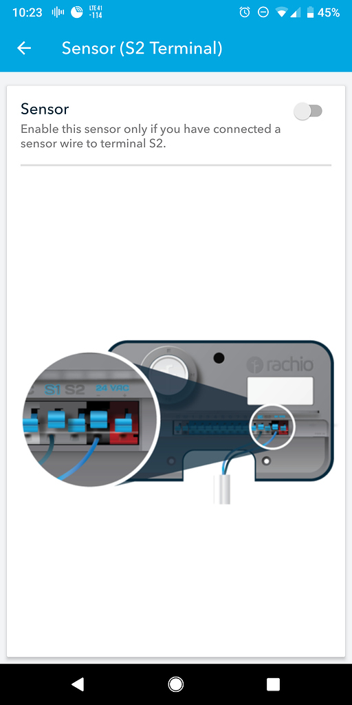 Confusion for some when setting up a Sensor Feedback Rachio Community