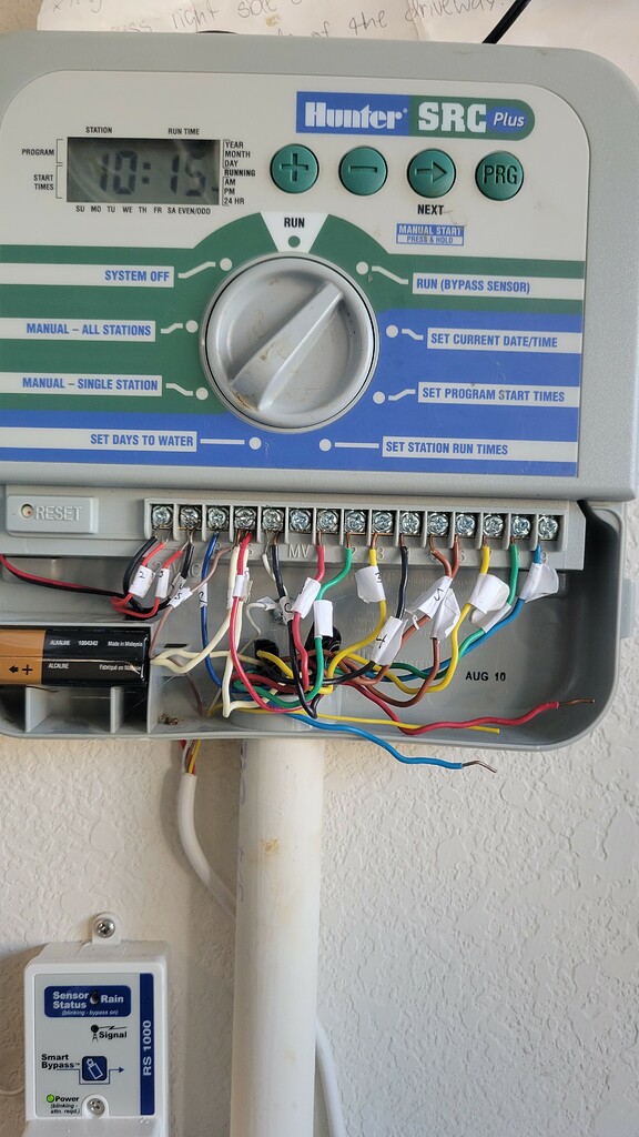 Rachio GEN2 help on wiring (switching from Hunter SRC plus w/ Irritrol