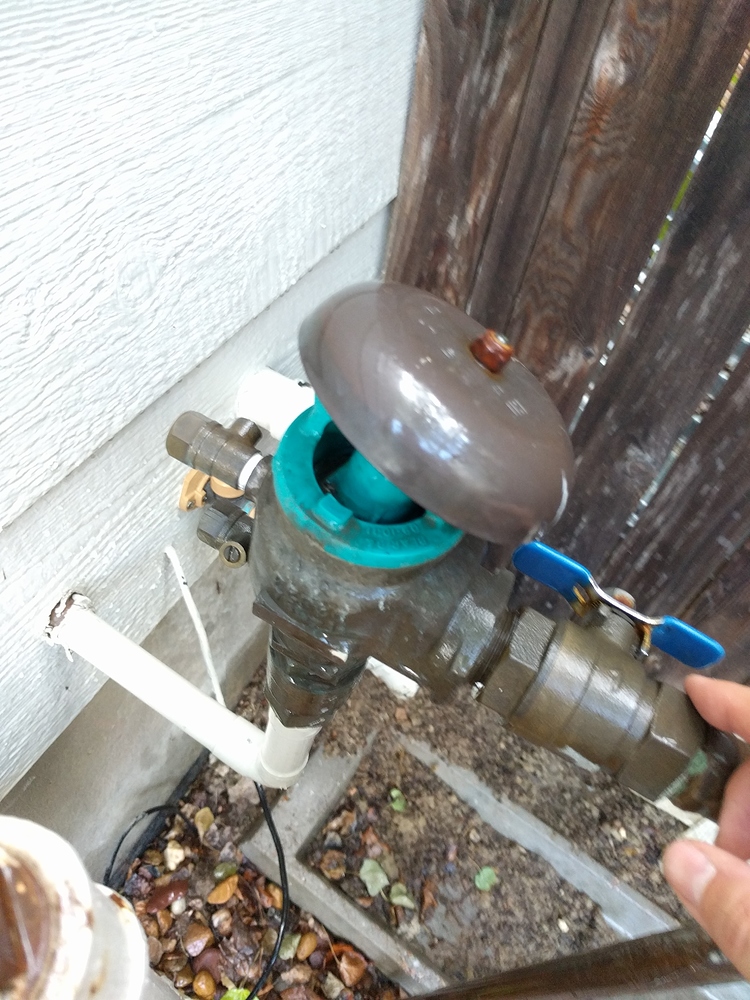 Turned on Rachio; Bell valve immediately burst Sprinklers