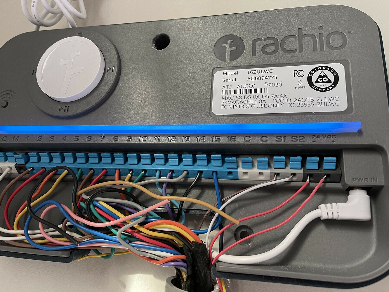Rain Sensor Wiring Help Getting Started Rachio Community