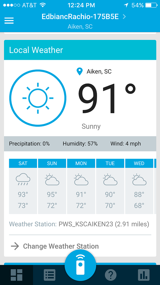 Displayed weather station not same as selected Archive Rachio Community