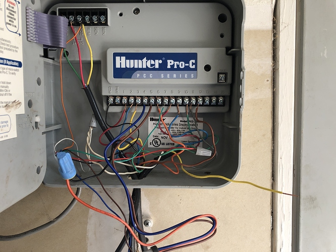 Hunter Pro-C wiring