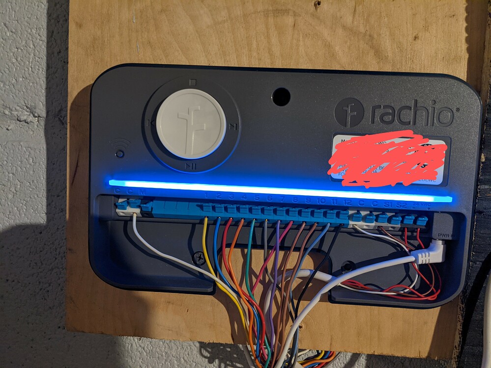 Rachio Gen3 rain sensor wiring Wiring Rachio Community