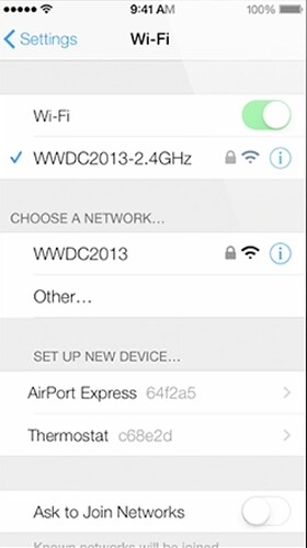 Wi-Fi Set Up New Device