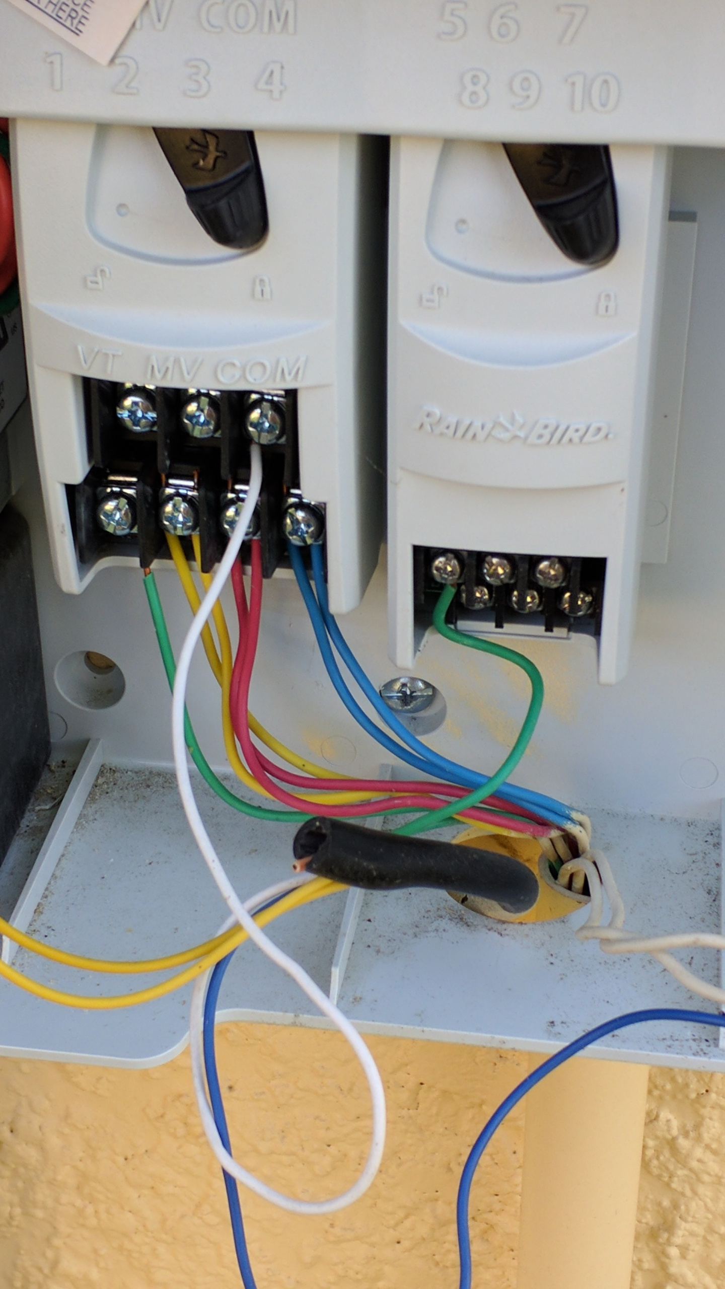 Upgrading from a rainbird esp-me controller with 2 wires per zone